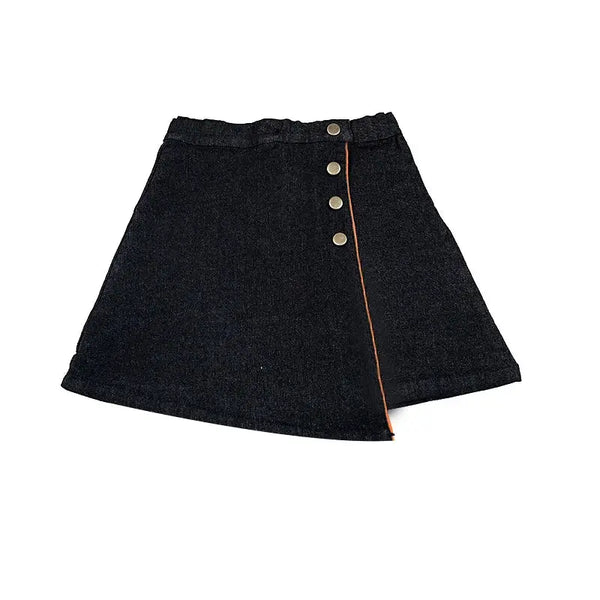 Girl - Black Denim Set Bloom Kids Family-fashion