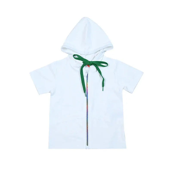 Boy - Colorful Ribbon Long & Short Sleeve Shirt I Love Ali