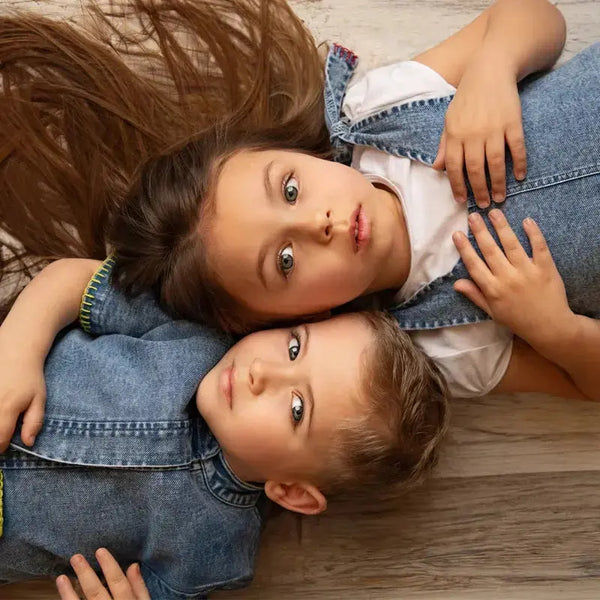 Baby - Indigo Embroidered Denim Set