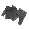 Baby - Ribbed Black Wash Set I Love Ali