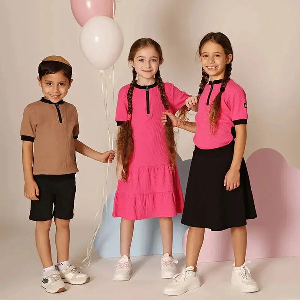 Boy - Blush and Sand Ribbed Set Ali Affordable