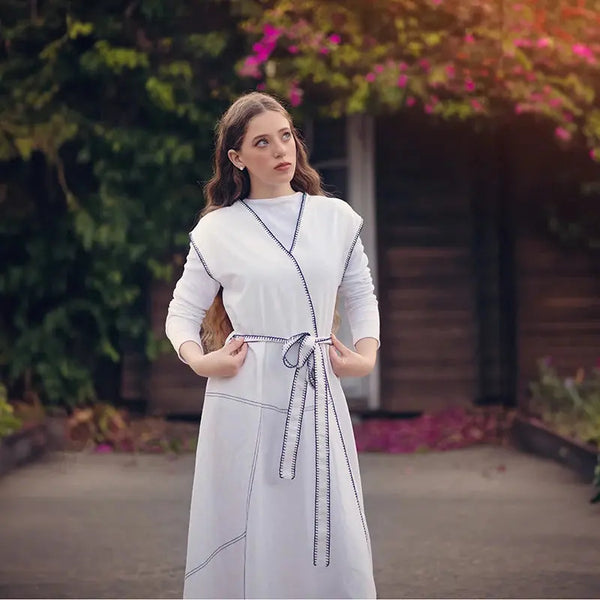 Lady - Special Decoration Stitching Dress I Love Ali