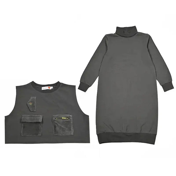 Irregular Pocket Set Bloom Kids Family-fashion