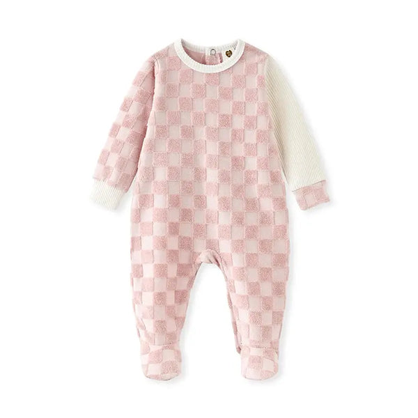 Baby - Terry Checked Pajamas Ali Affordable