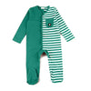 Baby - Half Striped Pajama(Red/Green) Ali Affordable