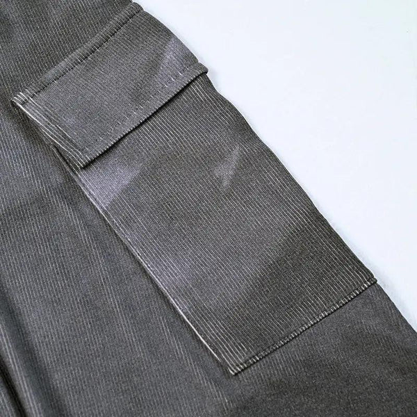 Ribbed grey melange Set Bloom Kids Family-fashion