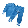 Boy - Mail Logo Blue and Pink Velvet Strip Set