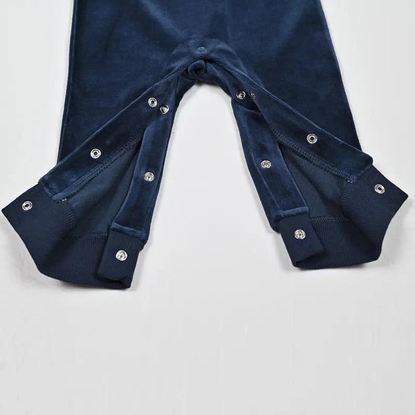 Baby - Luxury Navy Velour Set