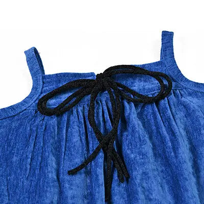 Girl - Royal Blue Velvet Collection Ali Mali