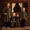 Girl - Dark Green Velvet Set