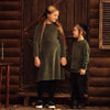 Boy - Dark Green Velvet Set