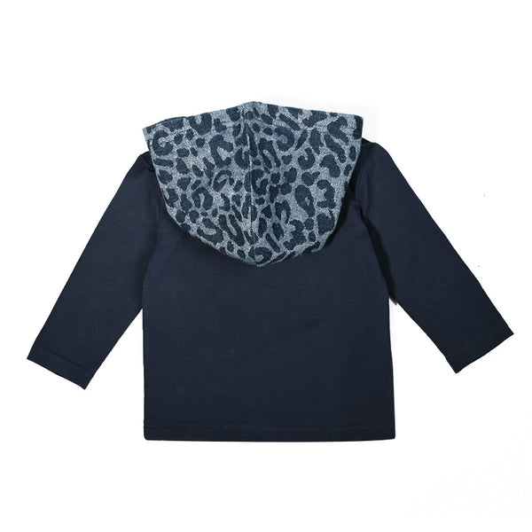 Boy - Blue Leopard Print Denim Set