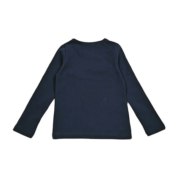 Navy Floral Collar Shabbos Set Bloom Kids Family-fashion