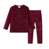 Baby - Burgundy Red Chenille Set Ali Mali
