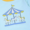 Baby - Kids Circus Carousel Knit Long Sleeve Pajama Set Barcali