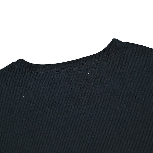 Girl - Black Ribbed Dress Set Ali Mali