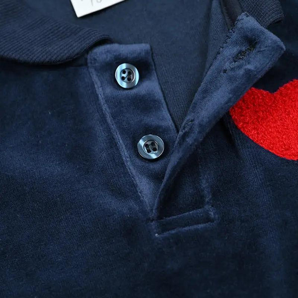 Baby - Luxury Navy Velour Set