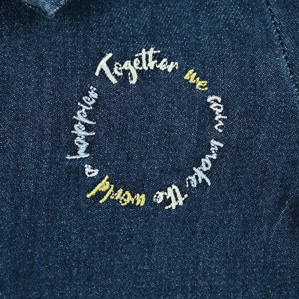 Boy - Colorful Embroidery Denim Set Ali Mali