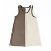 Girl-Khaki and Earthy Colorblocked Set Ali Affordable