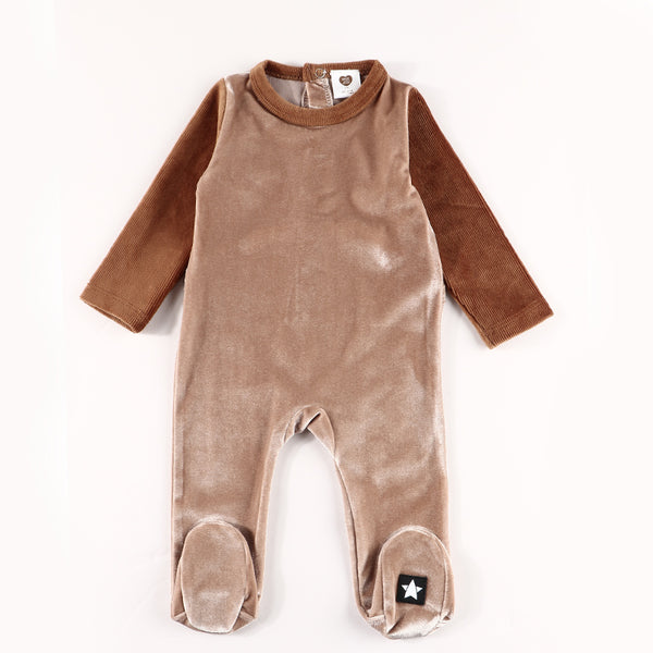 Baby-Velour and Corduroy Set
