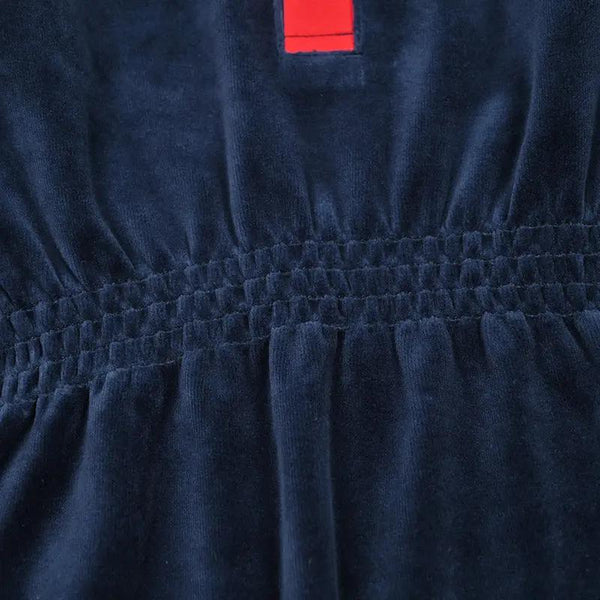 Baby - Luxury Navy Velour Set