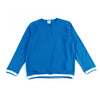 Boy-White Ribbed Sky Blue Set