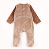 Baby-Velour and Corduroy Set