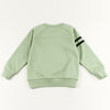 Boy - Letter-A Stripe Sleeve Sweat