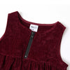 Girl - Burgundy Red Chenille Set