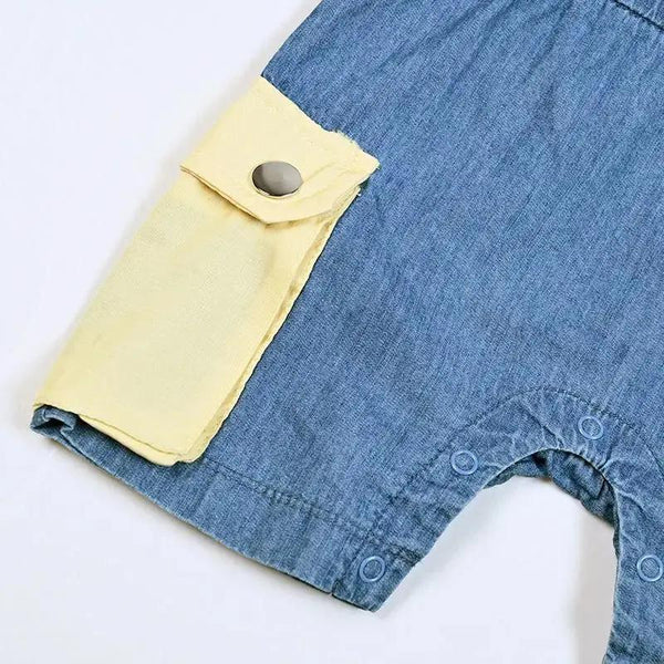 Contrasted Pockets Set Bloom Kids Family-fashion