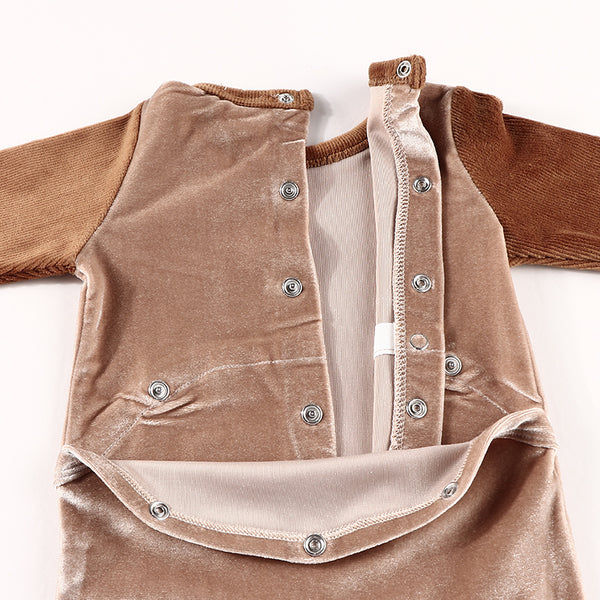 Baby-Velour and Corduroy Set