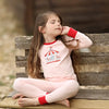 Girl - Kids Circus Carousel Knit Long Sleeve Pajama Set Barcali