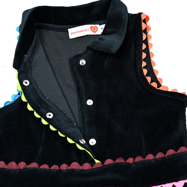 Girl - Black Brim Shabbos Set I Love Ali