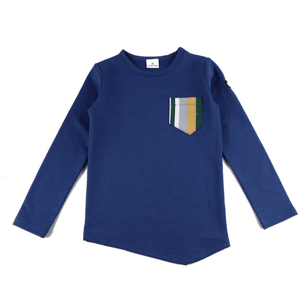 Boy-Striped Pocket set(short sleeves/long sleeves)