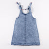 Girl - Indigo Embroidered Denim Set