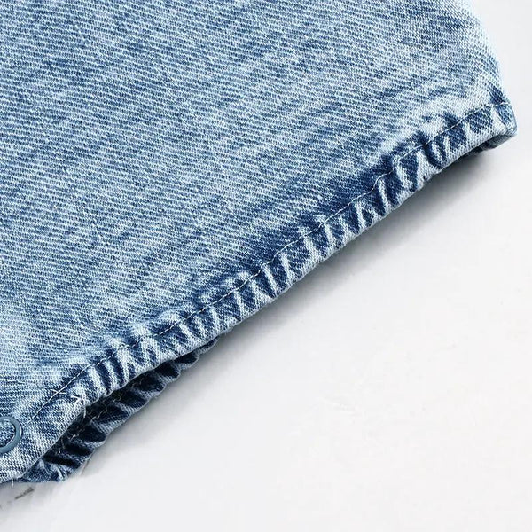 Baby - Indigo Embroidered Denim Set