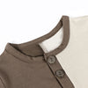 Boy-Khaki and Earthy Colorblocked Set（Short-sleeve/Long-sleeve）
