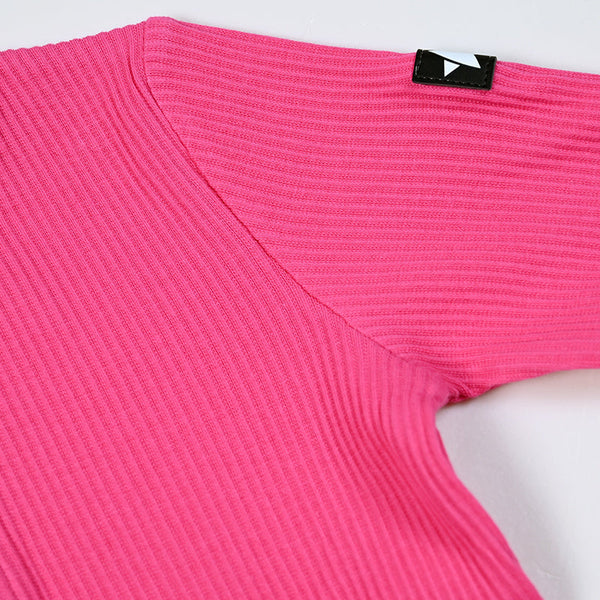 Girl - Blush and Sand Ribbed Set (Pink / Sand) Ali Affordable
