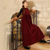 Girl - Burgundy Red Chenille Set Ali Mali