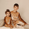 Baby-Velour and Corduroy Set