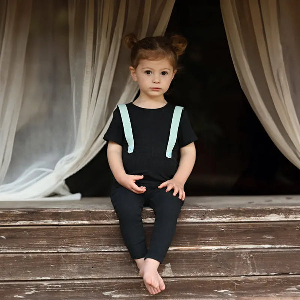 Children Black and mint green set Barcali