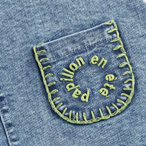 Baby - Indigo Embroidered Denim Set