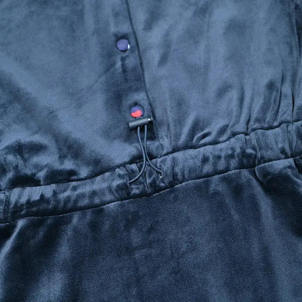 Navy Floral Collar Shabbos Set Bloom Kids Family-fashion