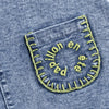 Girl - Indigo Embroidered Denim Set