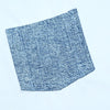 - Pink and White Contrast color Denim Set Ali Mali