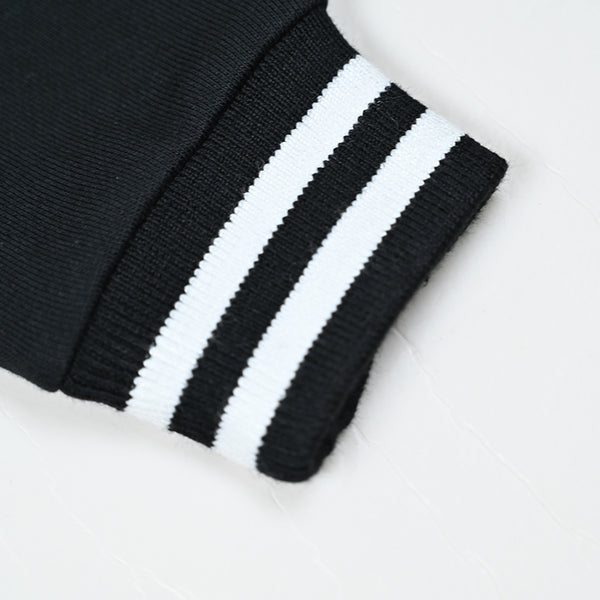 Boy - Colorblock Strip Denim Set