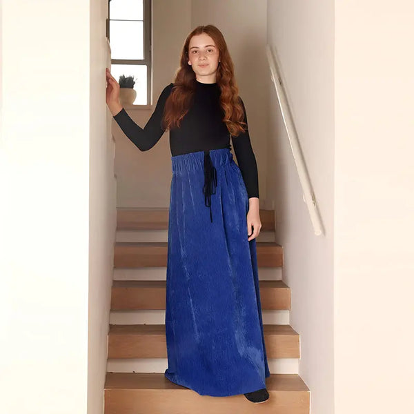 Girl - Royal Blue Velvet Collection Bloom Family-fashion