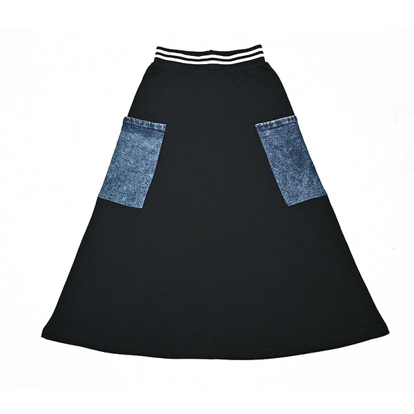 Girl - The Midnight Denim & Stripe Set