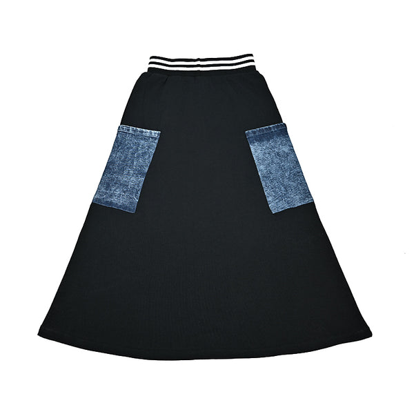 Girl - The Midnight Denim & Stripe Set