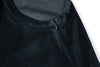 Lady-Velour Maxi with Irregular Coat(Fashion/Normal) Set Bloom Kids Family-fashion